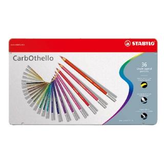 【STABILO】思筆樂 CarbOthello 奧賽樂水性粉彩筆 36色鐵盒 / 盒 1436-6