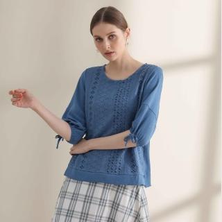 YASA日系櫃艾莉特刺繡蕾絲純棉精品上衣