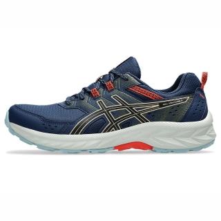 【asics 亞瑟士】Gel-venture 9 4E 男 慢跑鞋 超寬楦 越野 戶外 深藍 黑(1011B488-408)