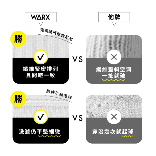 【WARX】薄款經典素色高筒襪-深邃黑(除臭襪/襪子/男襪/女襪)