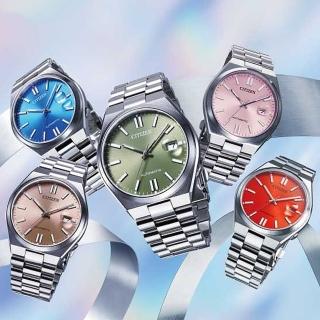 【CITIZEN 星辰】經典紳士時尚自動上鍊機械錶-40mm/5色可選(NJ0158-89L/W/X/Y/Z)