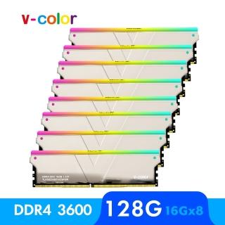 【v-color】DDR4 Skywalker Plus RGB系列 3600 128GB kit 16GBx8(桌上型超頻記憶體)