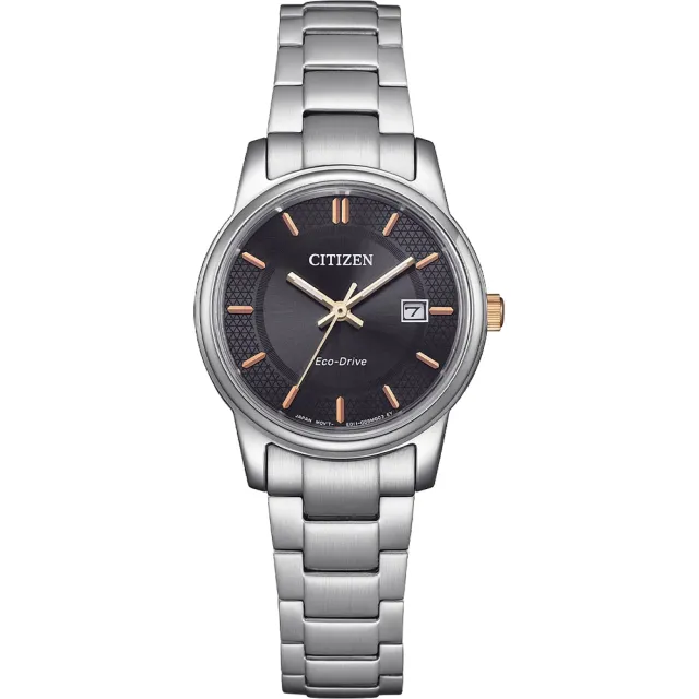 【CITIZEN 星辰】PAIR系列 簡約時尚 光動能男女對錶 情侶手錶(BM6977-70E+EW2317-76E)