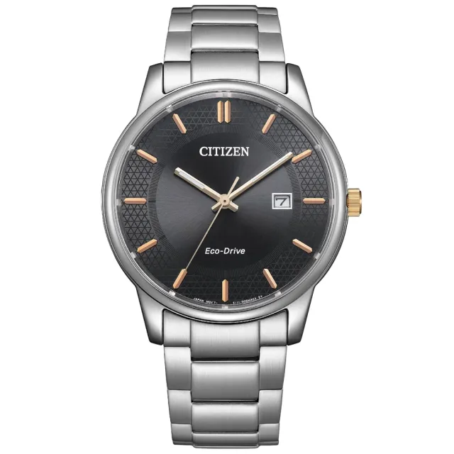 【CITIZEN 星辰】PAIR系列 簡約時尚 光動能男女對錶 情侶手錶(BM6977-70E+EW2317-76E)