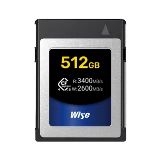 【Wise 裕拓】CFexpress 512GB Type B 記憶卡 CFX4-B512  4.0(公司貨)