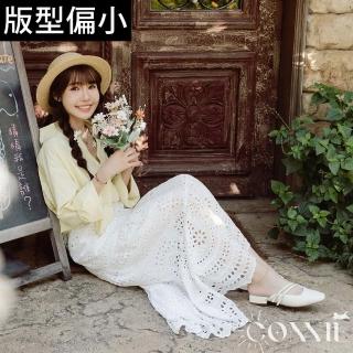 【Ann’S】ANNSTAR Connie聯名-西西里度假小香風雙斜帶低跟穆勒鞋3cm-版型偏小(米白)