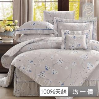 【DeKo岱珂】60支100%萊賽爾天絲兩用被床包4件組(麗貝卡 雙人/加大 均一價)