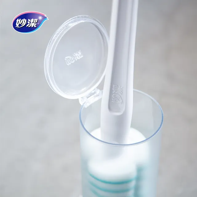 【妙潔】替換式馬桶刷-好用分享組(3桿3座105片替換頭)