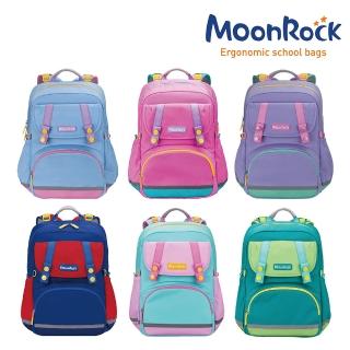 【MoonRock】SP1系列 2024款素色成長型護脊書包-共7色105-140cm(20mm厚肩帶背起來超輕鬆)