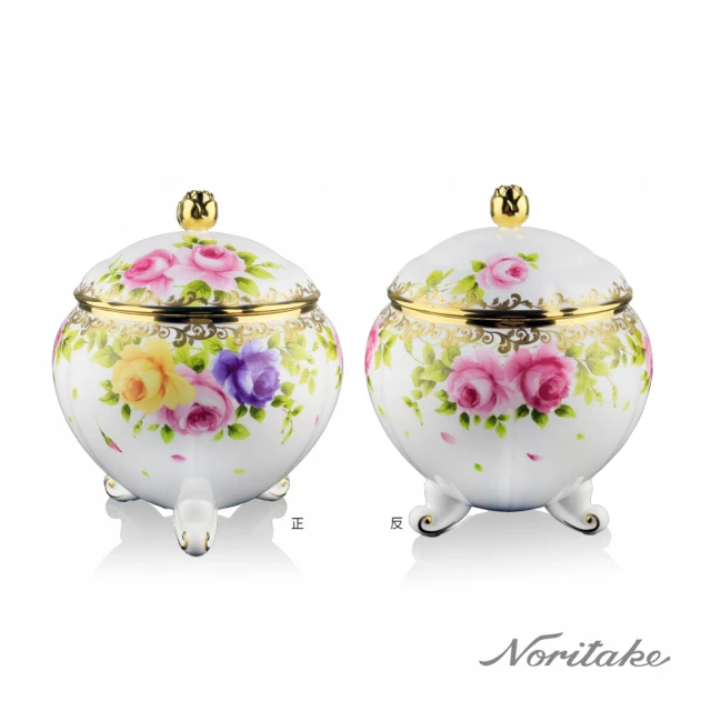 NORITAKE 收藏藝品系列-玫瑰盛典聚寶盆(23.6CM)