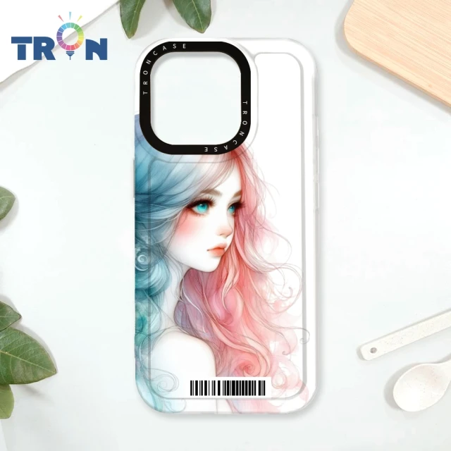 TRON iPhone 16/16 PLUS/16 PRO/16 Pro Max 不愛笑的女孩 防摔太空殼 透白款 載具 手機殼