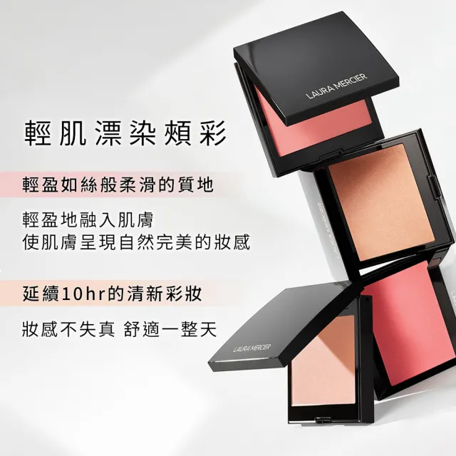 【LAURA MERCIER 蘿拉蜜思】玫瑰眼頰奇幻魅力禮盒組(眼彩筆1.64g+腮紅3g/送禮)