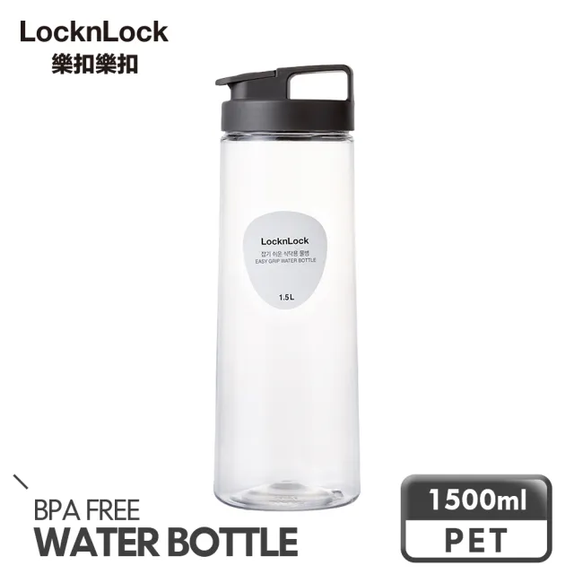 【LocknLock 樂扣樂扣】PET扣環輕鬆手提冷水壺1500ml(2入 / 3色任選)