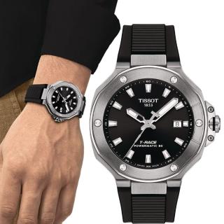 【TISSOT 天梭 官方授權】T-Race 摩托車元素動力80小時機械錶 男錶 手錶(T1418071705100)