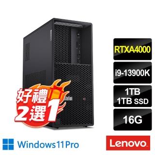 【Lenovo】i9 RTXA4000二十四核工作站(P3 Tower/i9-13900K/16G/1TB HDD+1TB SSD/RTXA4000-16G/750W/W11P)