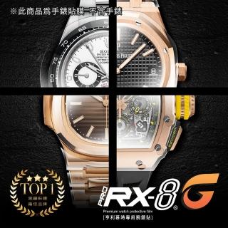 【RX8-G】第7代保護膜 H. MOSER & CIE亨利慕時 鍊帶款 系列貼膜 含鏡面、外圈(不含手錶)