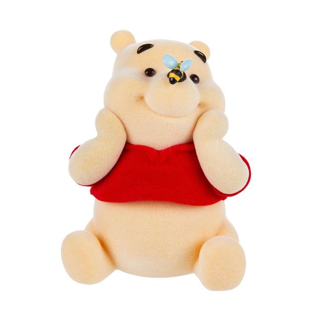 【Enesco】精品家飾 Disney 迪士尼 小熊維尼毛茸茸摸臉居家擺飾