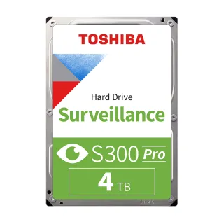 【TOSHIBA 東芝】S300 Pro 6TB 3.5吋 7200RPM 512MB 監控型硬碟(HDWTA60UZSVA)