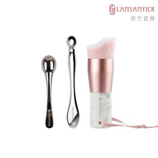 【LSY 林三益】momo獨家 臉部清潔按摩組-一般肌(眼部按摩棒+滾珠型+洗臉刷)