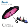 【傘霸】升級版-夜間反光反向C型傘(買一送一-顏色隨機出貨)