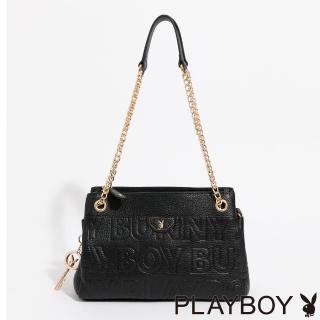 【PLAYBOY】肩揹包 Superb系列(黑色)