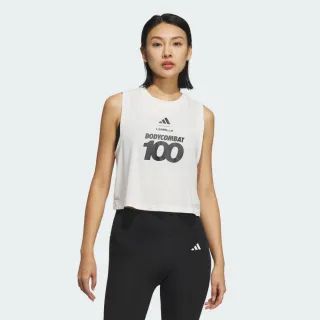 【adidas 愛迪達】背心 女款 運動 慢跑 LM W TANK 黑白 JY3022