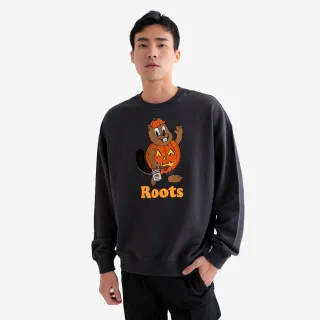 【Roots】Roots中性-HALLOWEEN BUDDY 圓領上衣(碳黑色)