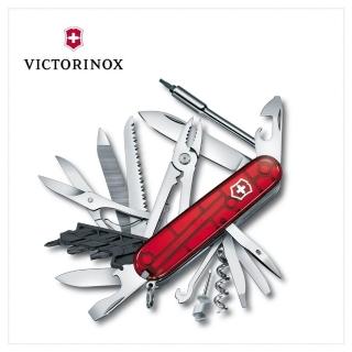 【VICTORINOX 瑞士維氏】CyberTool L電腦工具刀/透紅(1.7775.T)
