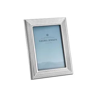 【Georg Jensen 官方旗艦店】BERNADOTTE 相框 小號(鏡面拋光不銹鋼 玻璃)