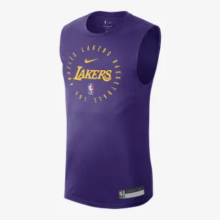 【NIKE 耐吉】背心 男款 球衣 運動 NBA湖人隊 AS LAL M NK rLGD PRTC SL TEE 2 紫 HF1964-504