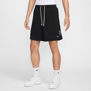 【NIKE 耐吉】短褲 男款 運動褲 毛圈布 AS M NK DF SI FLC 8IN SHORT 黑 FZ0217-010