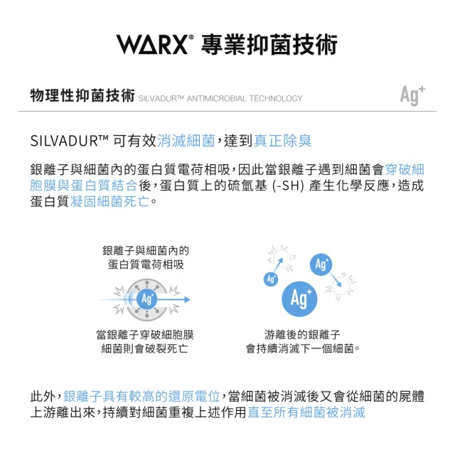 【WARX】經典素色中筒襪-黑(除臭襪/襪子/男襪/女襪)