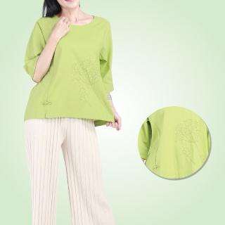【水衫】棉麻材質刺繡上衣二件組(M03-88)