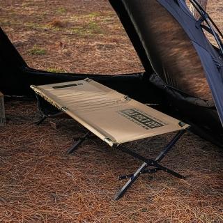 【KZM】工業風行軍床-沙色(KZM/行軍床/露營用品/戶外用品/CAMPING)