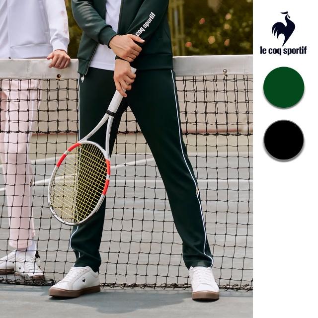 【LE COQ SPORTIF 公雞】休閒經典針織運動長褲 男女款-3色-LWU81374_LWU82374