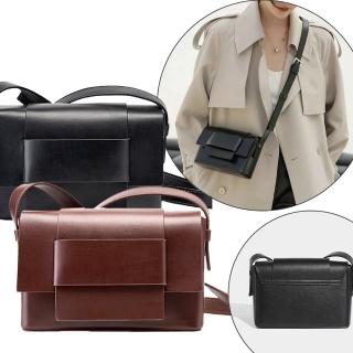 【KT DADA】豆腐包 真皮斜揹包 情侶包 牛皮 小方包 隨身小包 真皮包包 斜背小包 送禮 中性