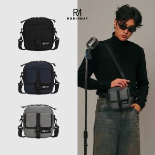 【ROBINMAY】韋斯斜揹包-M(插扣、拉鍊封口/多色任選)