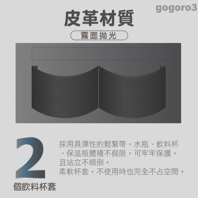 【GOGOBIZ】GOGORO 3/VIVA XL/eReady系列 機車置物袋 機車巧格袋 分隔收納(機車收納袋 巧格袋)