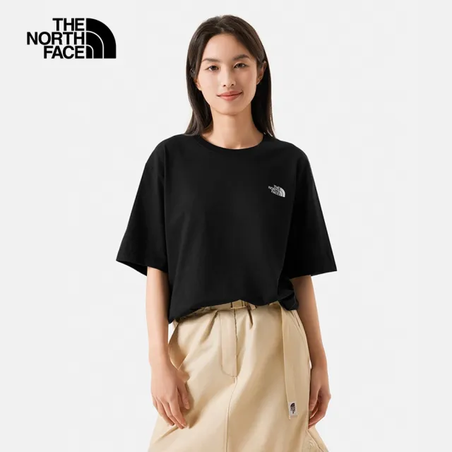 【The North Face 官方旗艦】男女款精選短Tee-印花款/UPF防曬/純棉/吸濕排汗(多款可選)