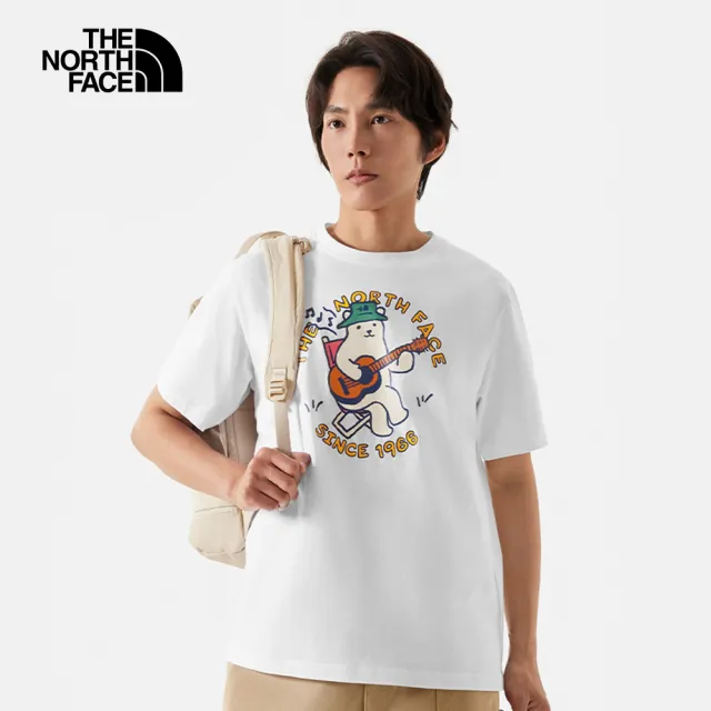 【The North Face 官方旗艦】男女款精選短Tee-印花款/UPF防曬/純棉/吸濕排汗(多款可選)