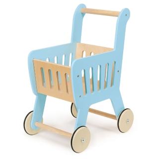 【mentari】蔚藍海岸購物推車(木製玩具/家家酒/角色扮演)
