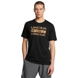 【UNDER ARMOUR】UA 男 STACKED LOGO FILL 短袖T-Shirt 1361903-005(黑色)