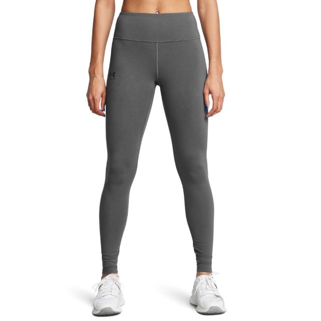 【UNDER ARMOUR】UA官方直營 女 Campus 緊身長褲_1386482-025(灰色)