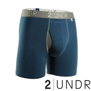 【2UNDR】Swing Shift 莫代爾舒柔立體囊袋男四角褲 黑灰藍三件組(6吋)