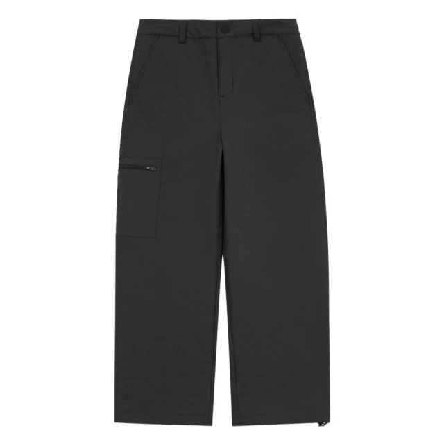 The North Face TNF 休閒 防潑水可調節縮口長褲 W M66 TWILL WIDE LEG PANT-AP 女 黑(NF0A83UXJK3)