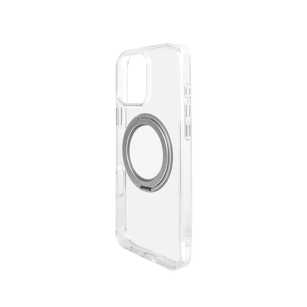 【Gramas】iPhone 16 Pro Max 6.9吋 Mag-O 支架磁吸透明保護殼(透)