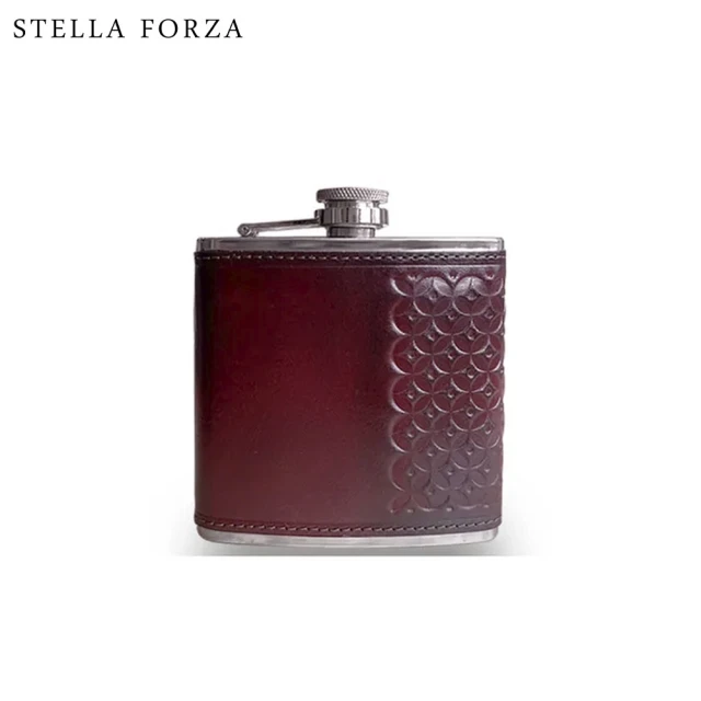 Stella Forza 本革九號製所 客製雷雕6OZ不鏽鋼烈酒酒壺-暗戀-附漏斗(酒壺 不鏽鋼 漏斗)