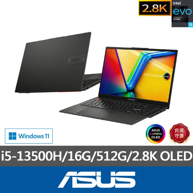 【ASUS】Office 2021組★15.6吋i5輕薄筆電(VivoBook S S5504VA/i5-13500H/16G/512G SSD/W11/EVO/2.8K OLED)