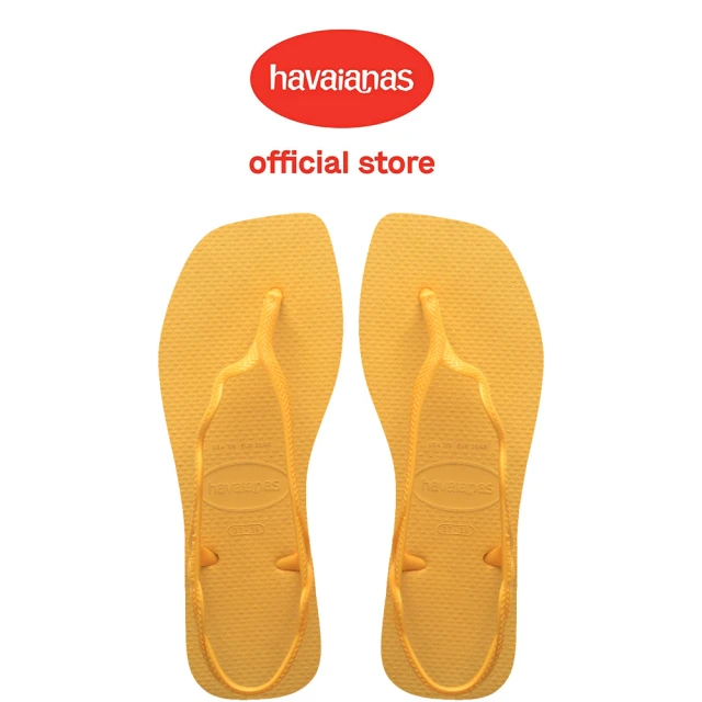 havaianas 哈瓦仕 涼鞋 女鞋 拖鞋 夾腳拖 時尚 鑽石切割 Soleil 黃 4148977-5559W(哈瓦士)