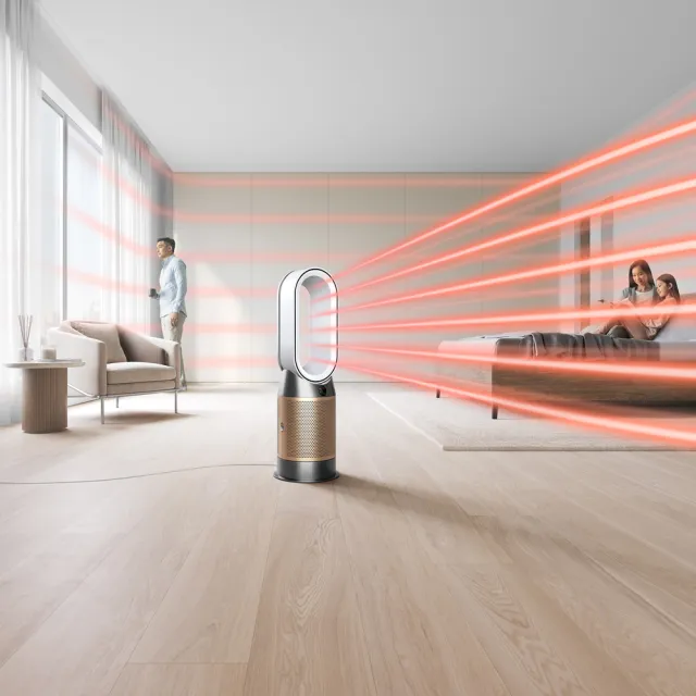 【dyson 戴森】HP09 Purifier Hot+Cool Formaldehyde 三合一甲醛偵測涼暖空氣清淨機(白金色)